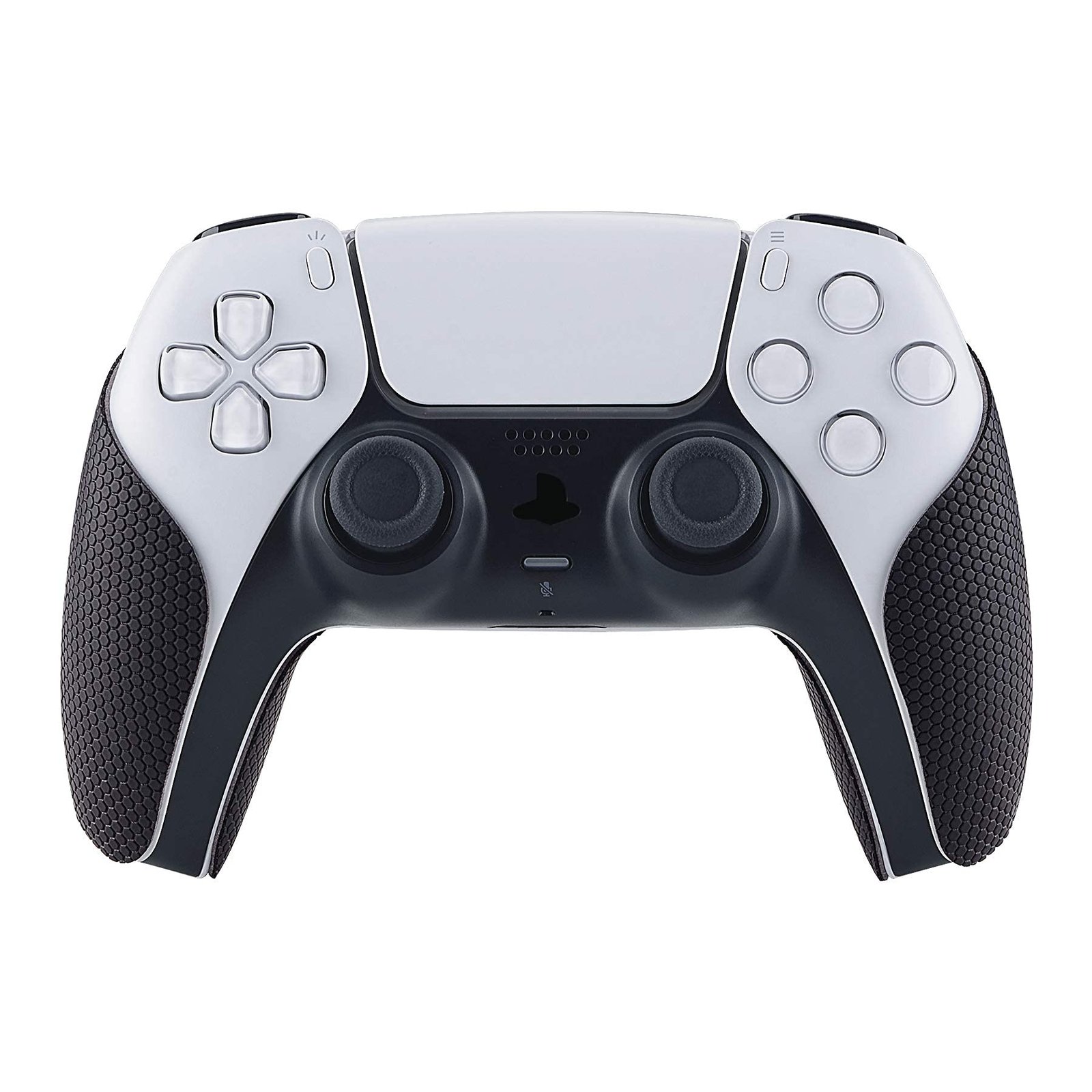 eXtremeRate PlayVital Anti-Skid Sweat-Absorbent Controller Grip for ps5 Controller,Professional Textured Soft Rubber Pads Handle Grips for ps5 Controller