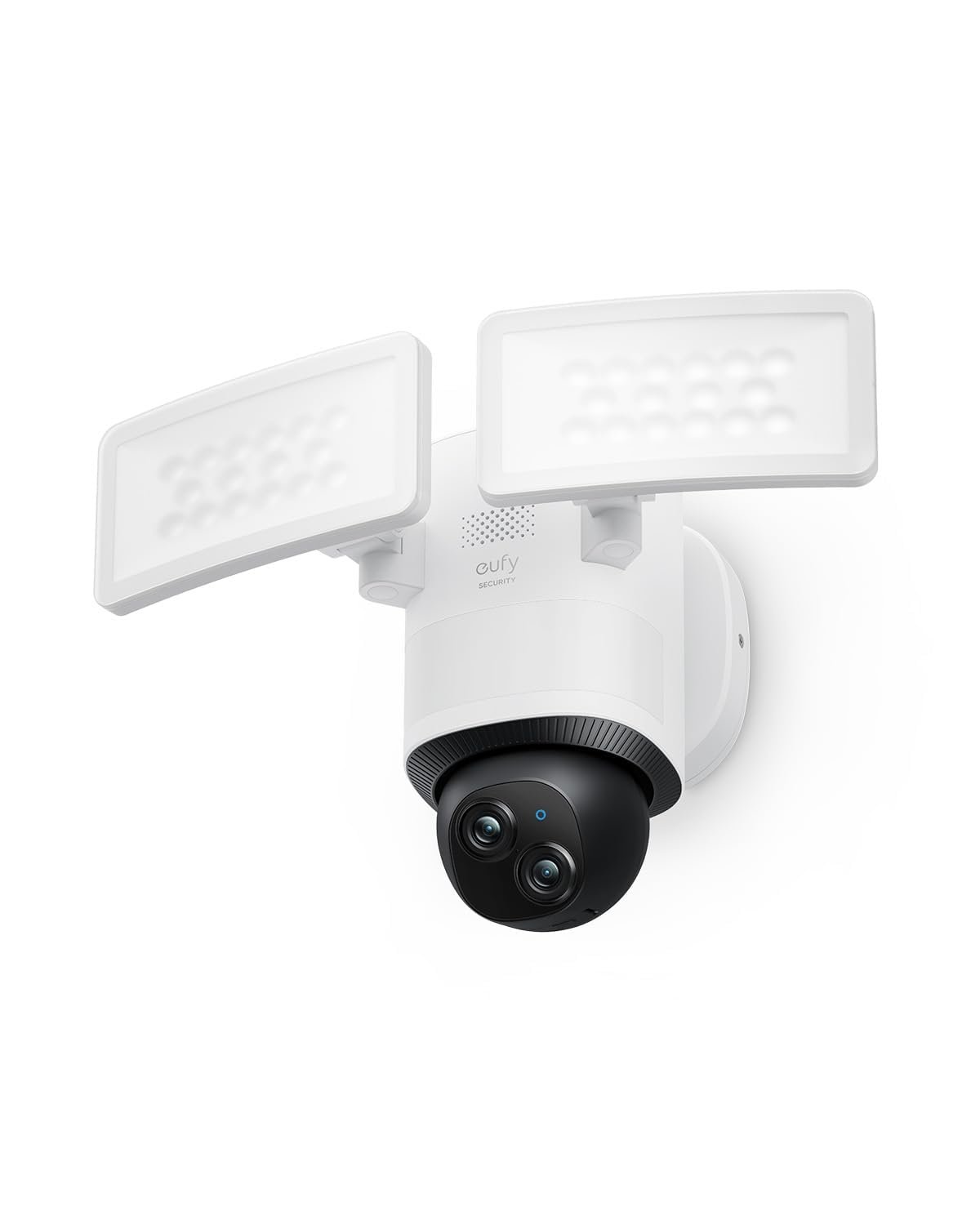 eufy Security Floodlight Camera E340, Dual-Lens, 360° Coverage, 8X Zoom | Pan & Tilt, AI Detection & Tracking, 24/7 Recording, 2000 LM, Dual-Band Wi-Fi 6, No Monthly Fee, Wired Outdoor