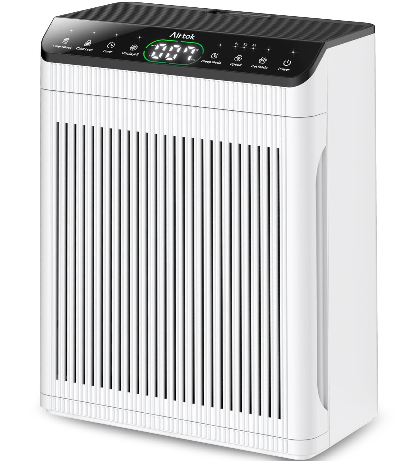 Air Purifiers for Home Large Room Up to 1848sq.ft, Airtok Air purifier for Home Pets with Washable Filter, Air Quality Sensor 20dB Sleep Mode Air Cleaner for Bedroom with Fragrance, Pets Hair Odor