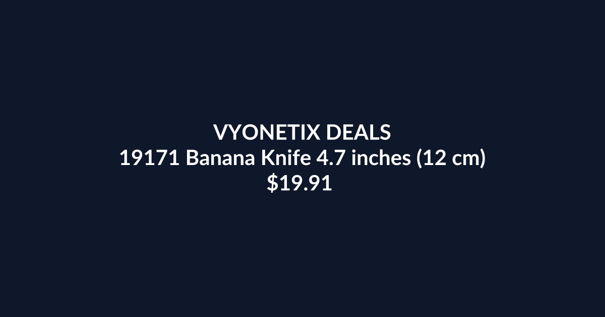 19171 Banana Knife 4.7 inches (12 cm) – $19.91 at Amazon Australia