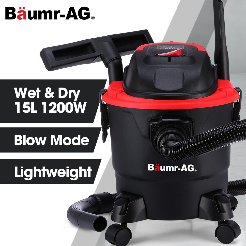 BAUMR-AG 15L Wet and Dry Vacuum Cleaner Blower Car – $84.00 at eBay