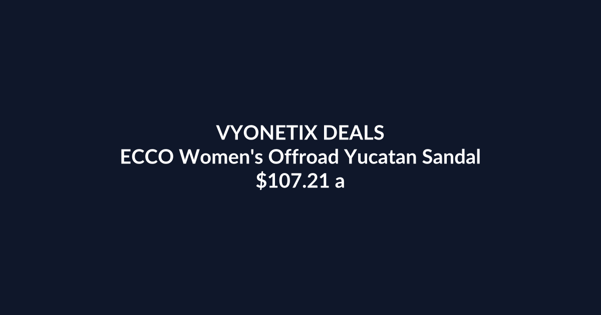 ECCO Women’s Offroad Yucatan Sandal – $107.21 at Amazon Australia