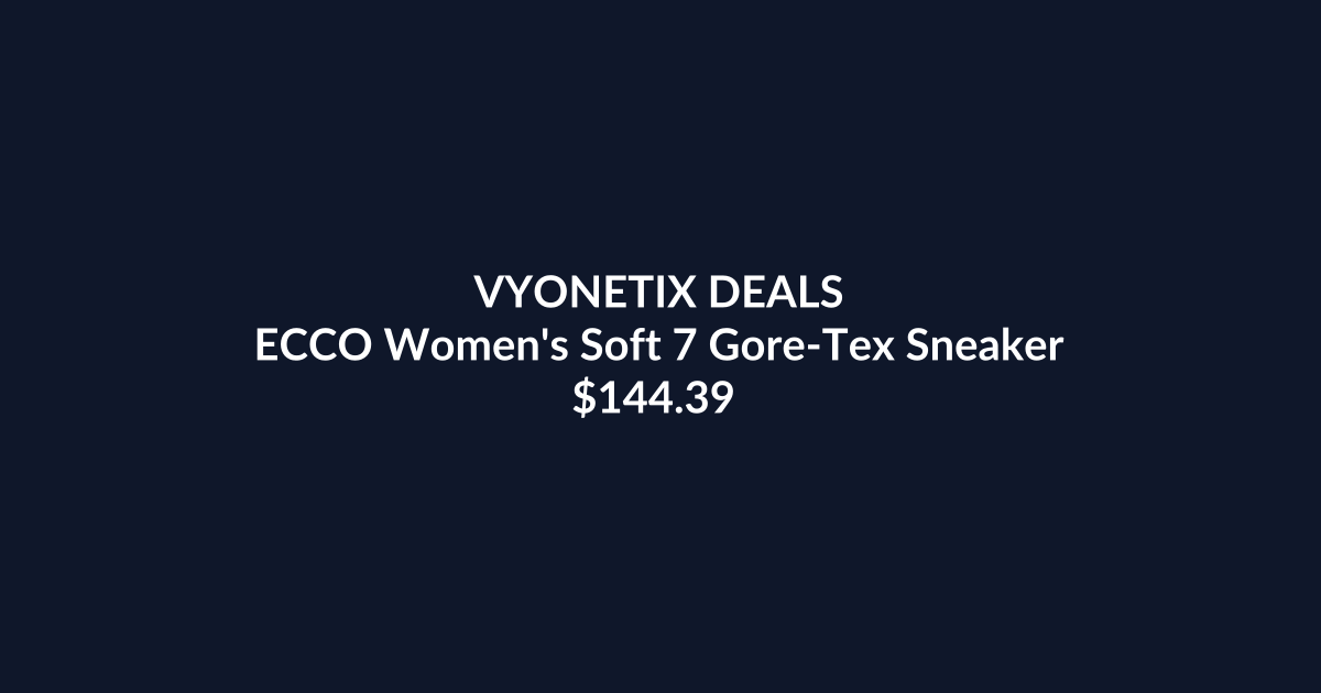 ECCO Women’s Soft 7 Gore-Tex Sneaker – $144.39 at Amazon Australia