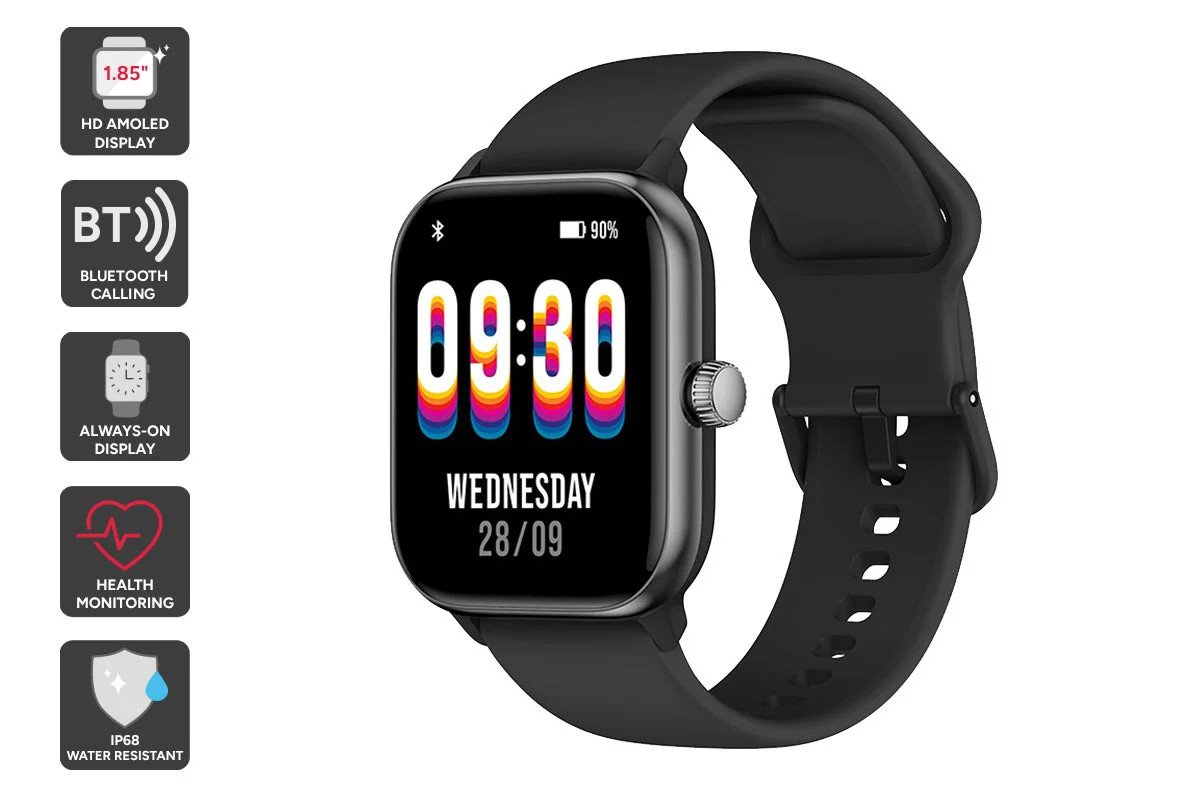 Kogan Active 4 Smart Watch (Black) – $73.00 at eBay