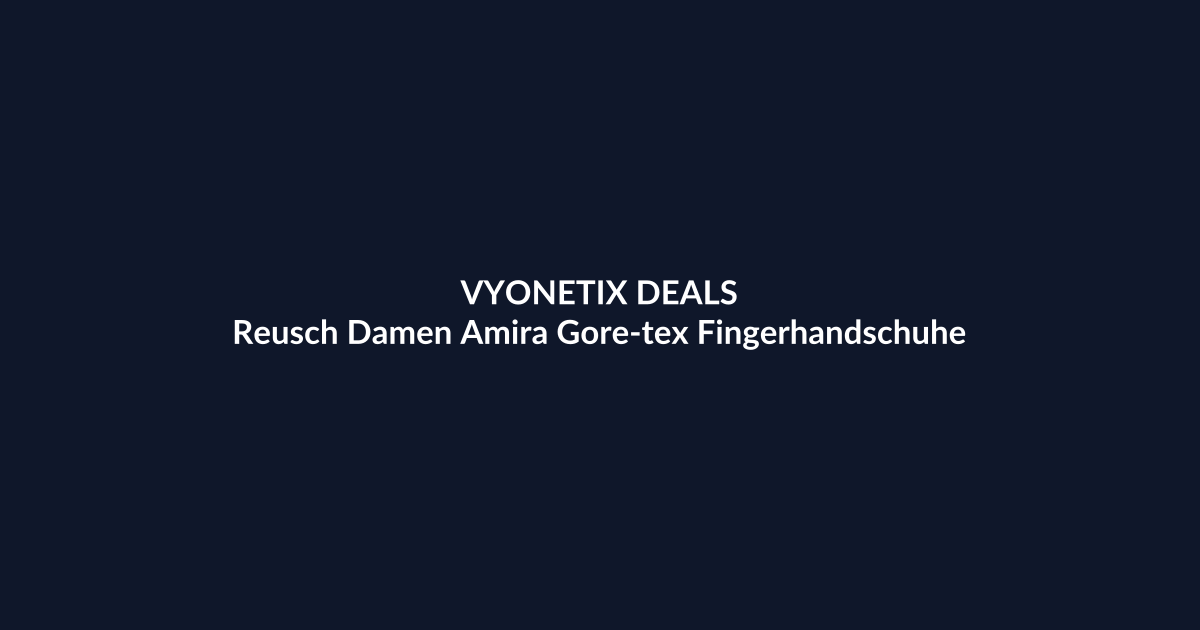Reusch Damen Amira Gore-tex Fingerhandschuhe – $44.09 at Amazon