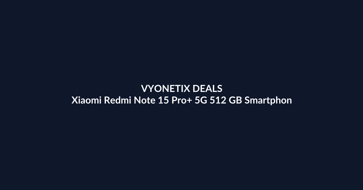 Xiaomi Redmi Note 15 Pro+ 5G 512 GB Smartphone (AU – $658.83 at Amazon