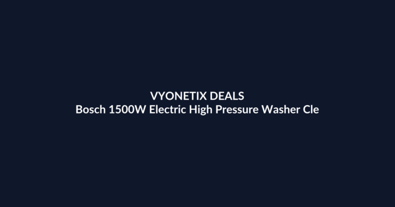 Bosch 1500W Electric High Pressure Washer Cleaner – $169.00 at Amazon