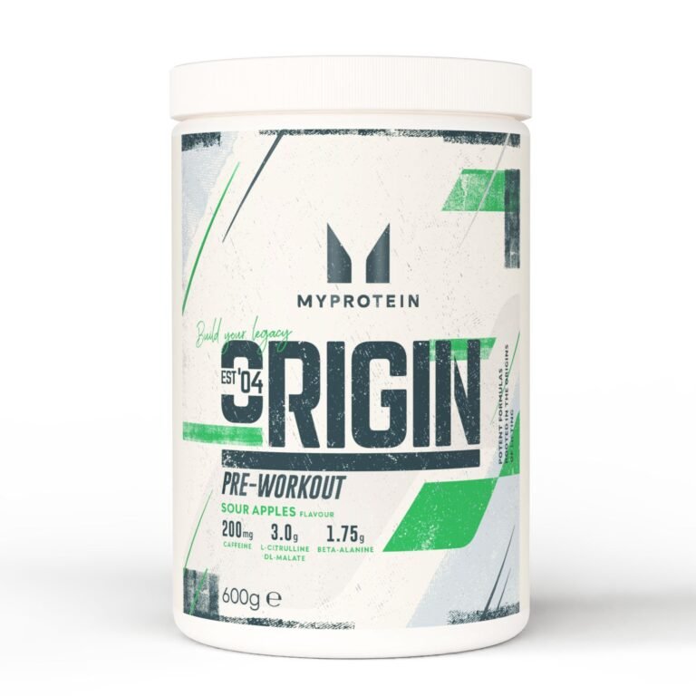 Origin Pre-Workout – 600g – Sour Apple â€“ 75% Off at A$16.79