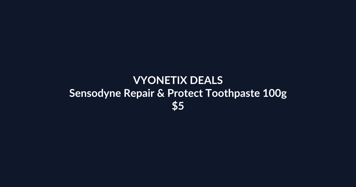 Sensodyne Repair & Protect Toothpaste 100g – $5.75 at Amazon Australia