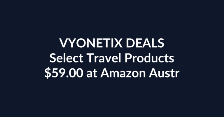 Select Travel Products – $59.00 at Amazon Australia